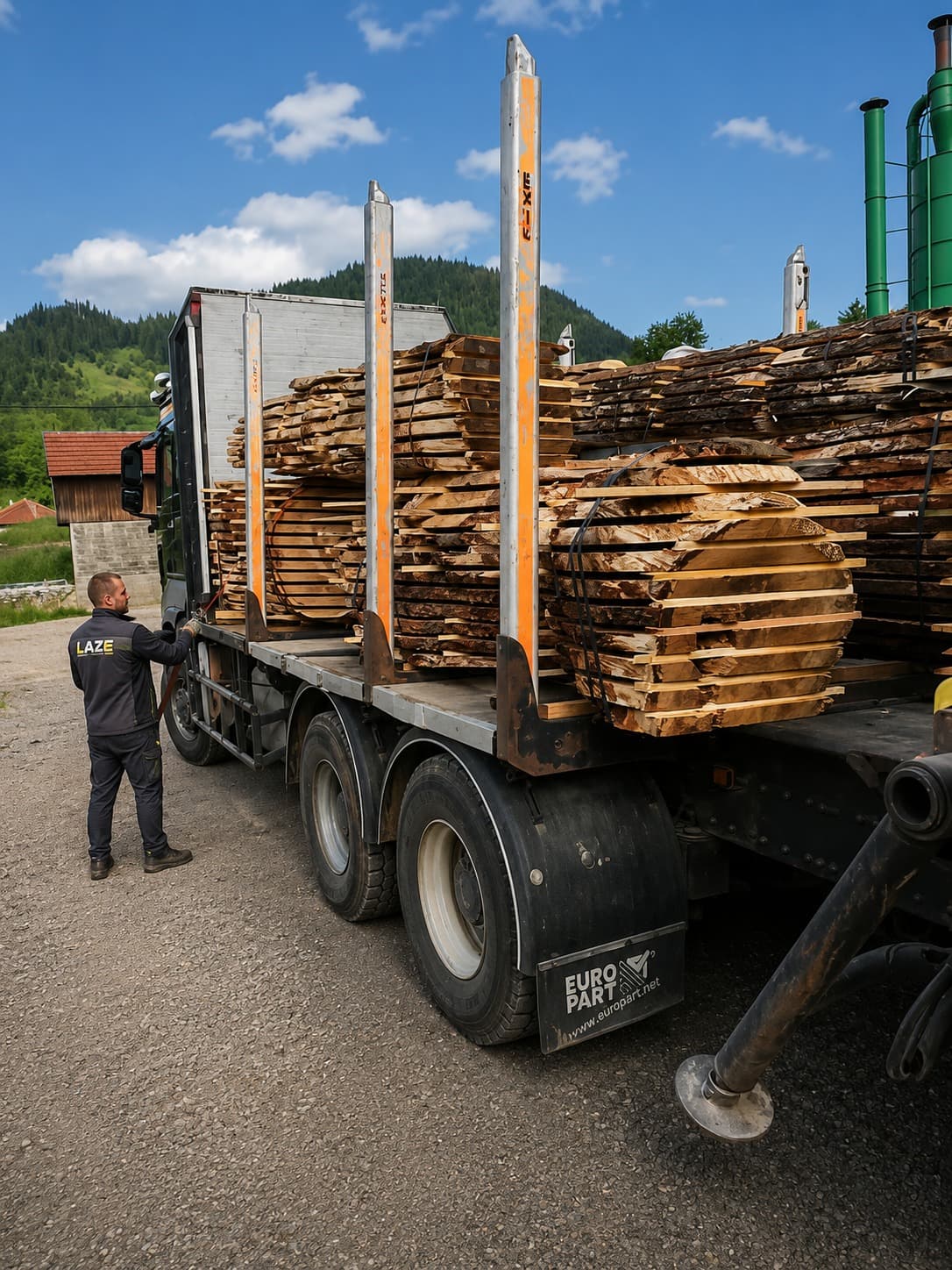 Utovar i transport rezane građe